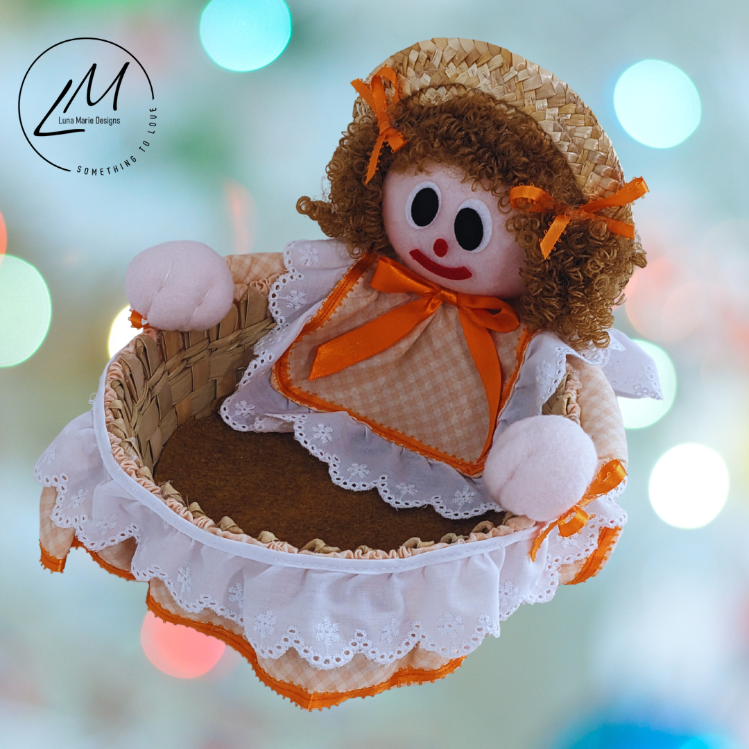 Medium Decorative Basket - Anita 0004