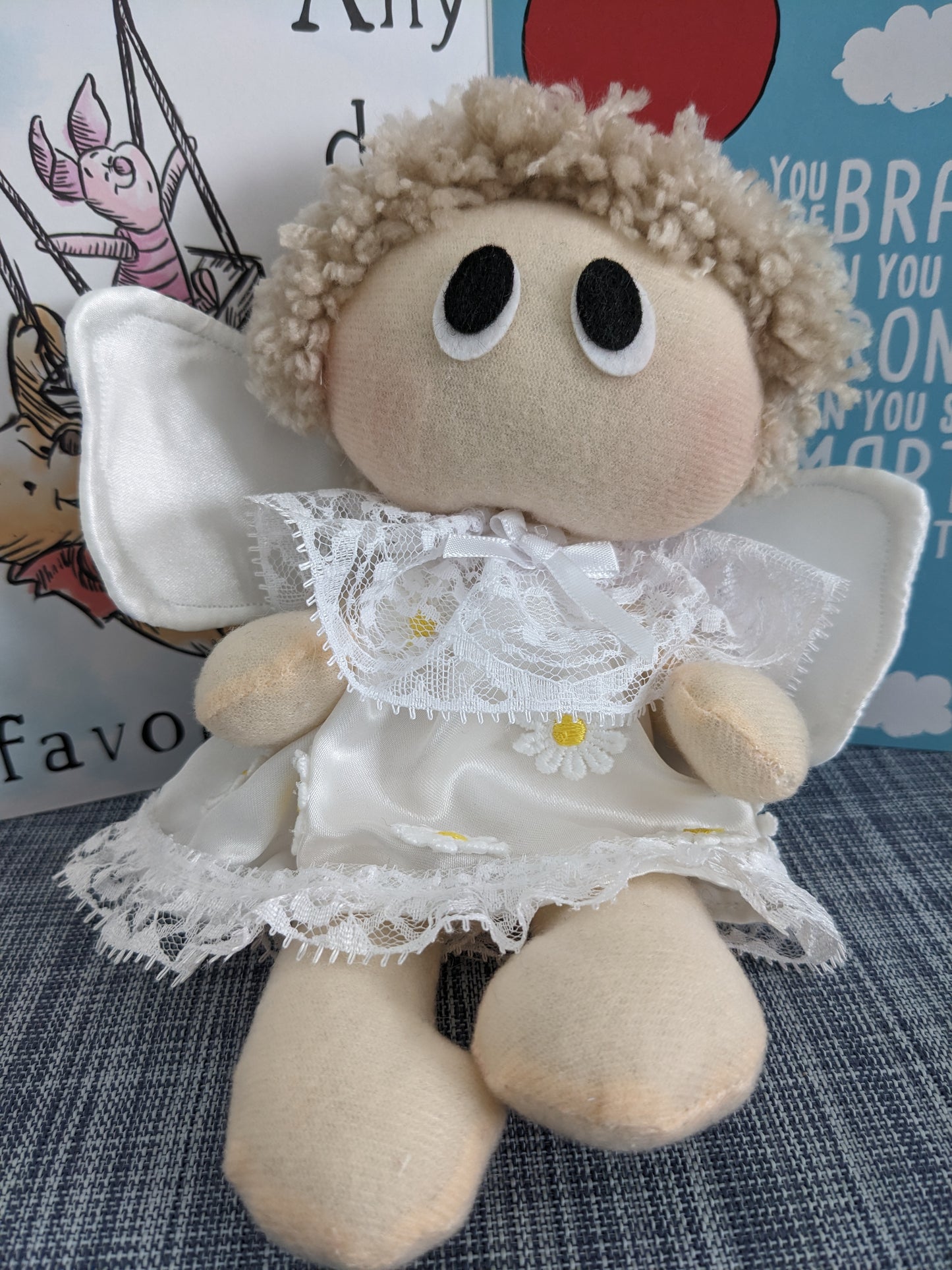 Key Chain Handmade Rag Doll Angel Boy