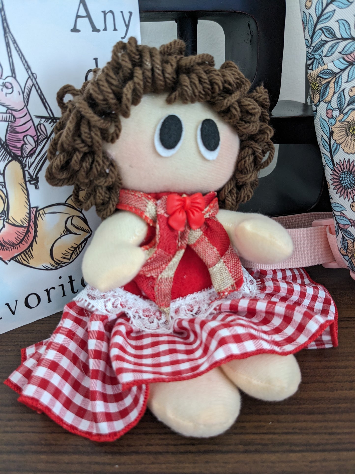 Key Chain Handmade Rag Doll - Betty -