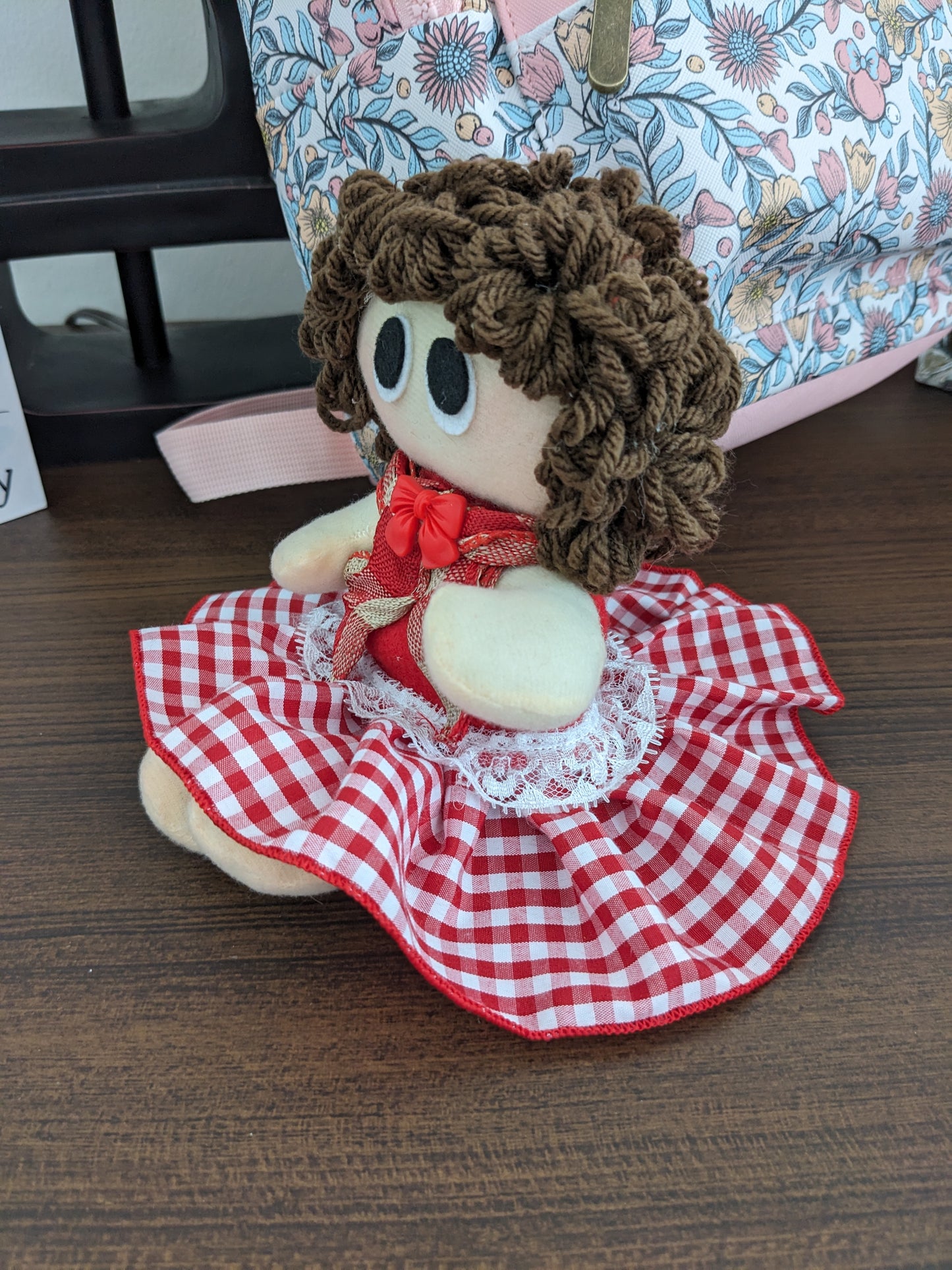 Key Chain Handmade Rag Doll - Betty -