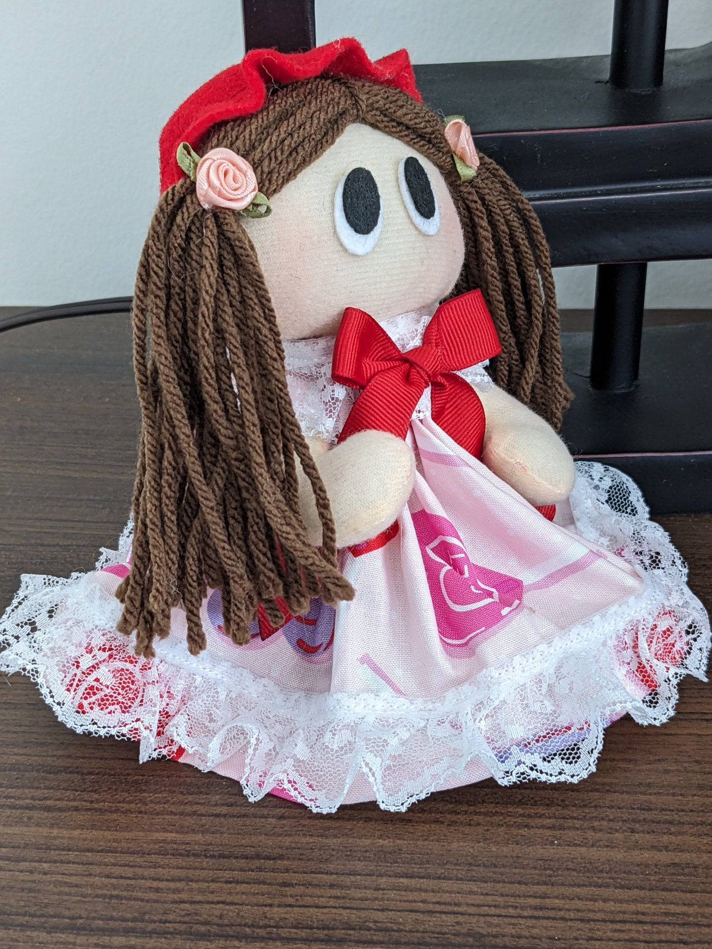 Key Chain Handmade Rag Doll - Lissa -