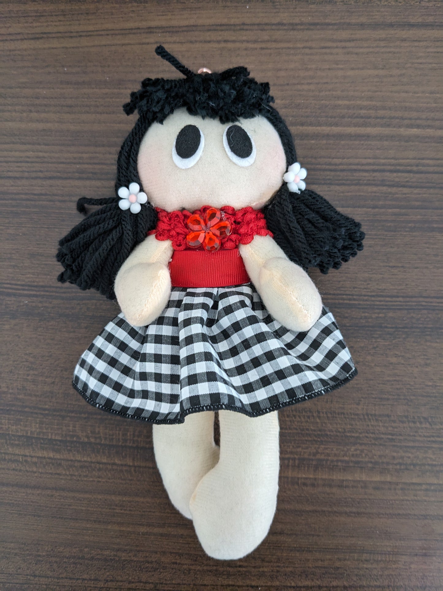 Key Chain Handmade Rag Doll - Loren -