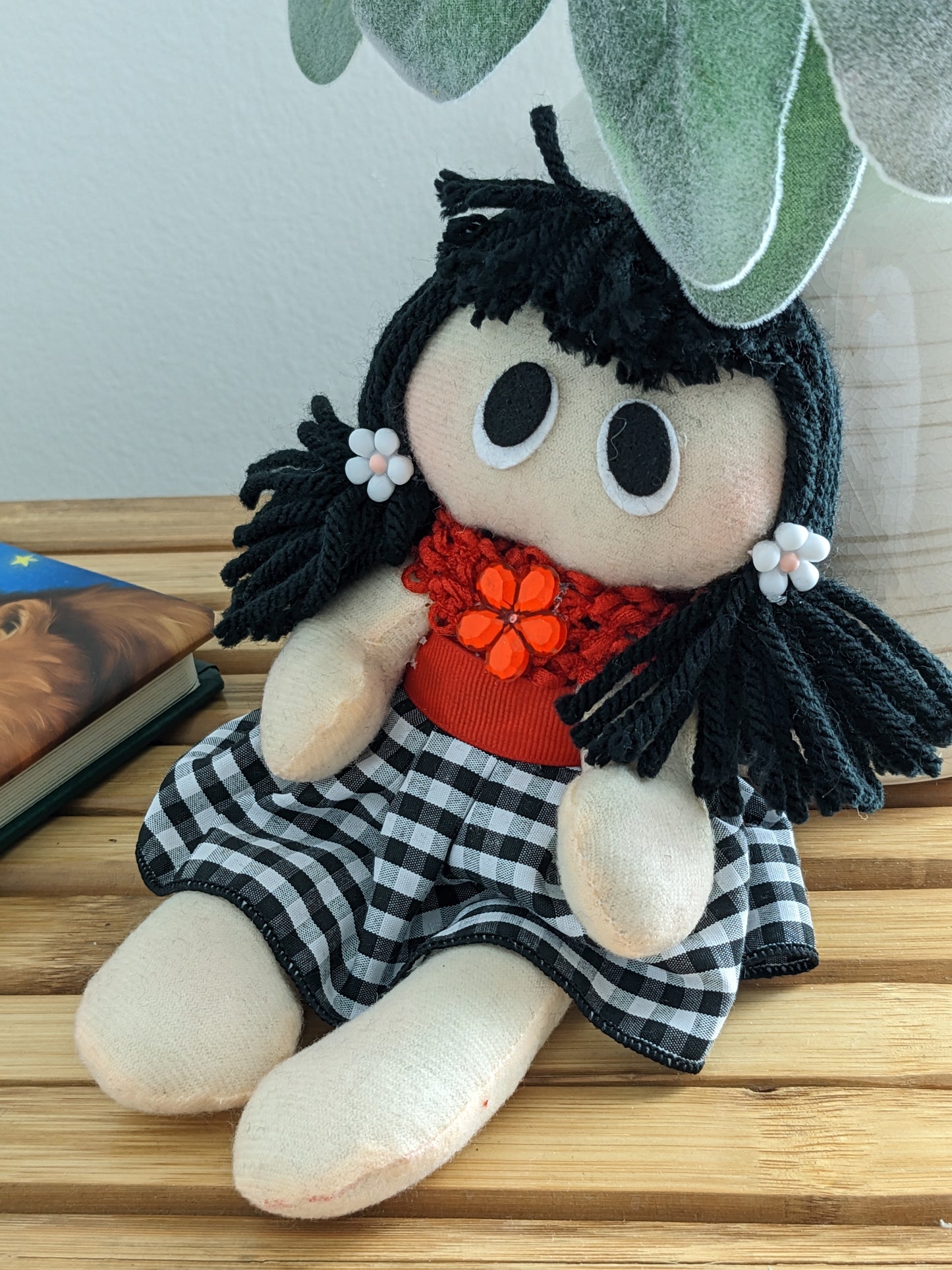 Key Chain Handmade Rag Doll - Loren -