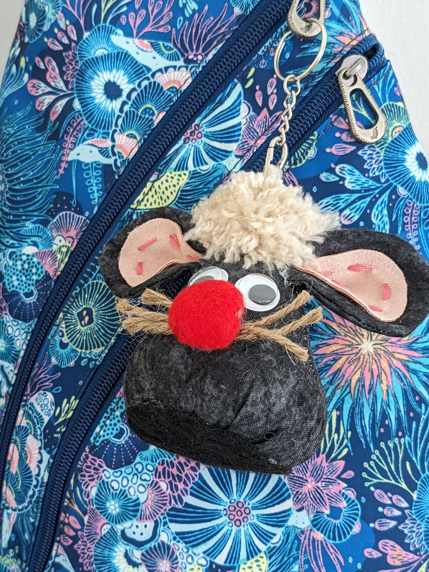 Key Chain Handmade Tullie Mouse - 001