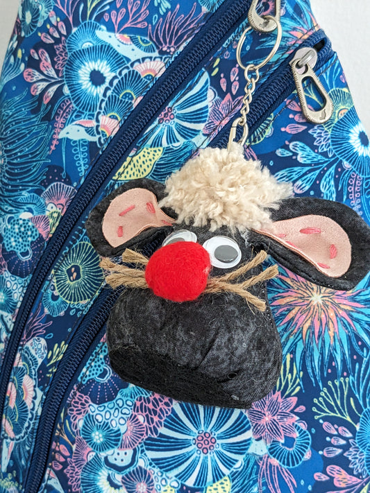 Key Chain Handmade Tullie Mouse - 001