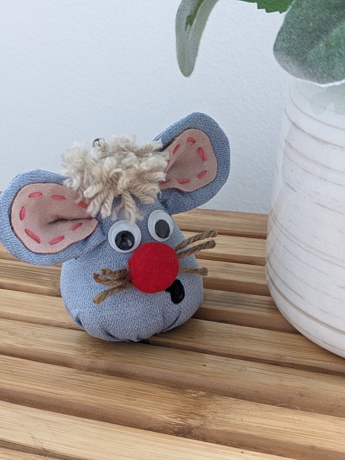 Key Chain Handmade Tullie Mouse - 004