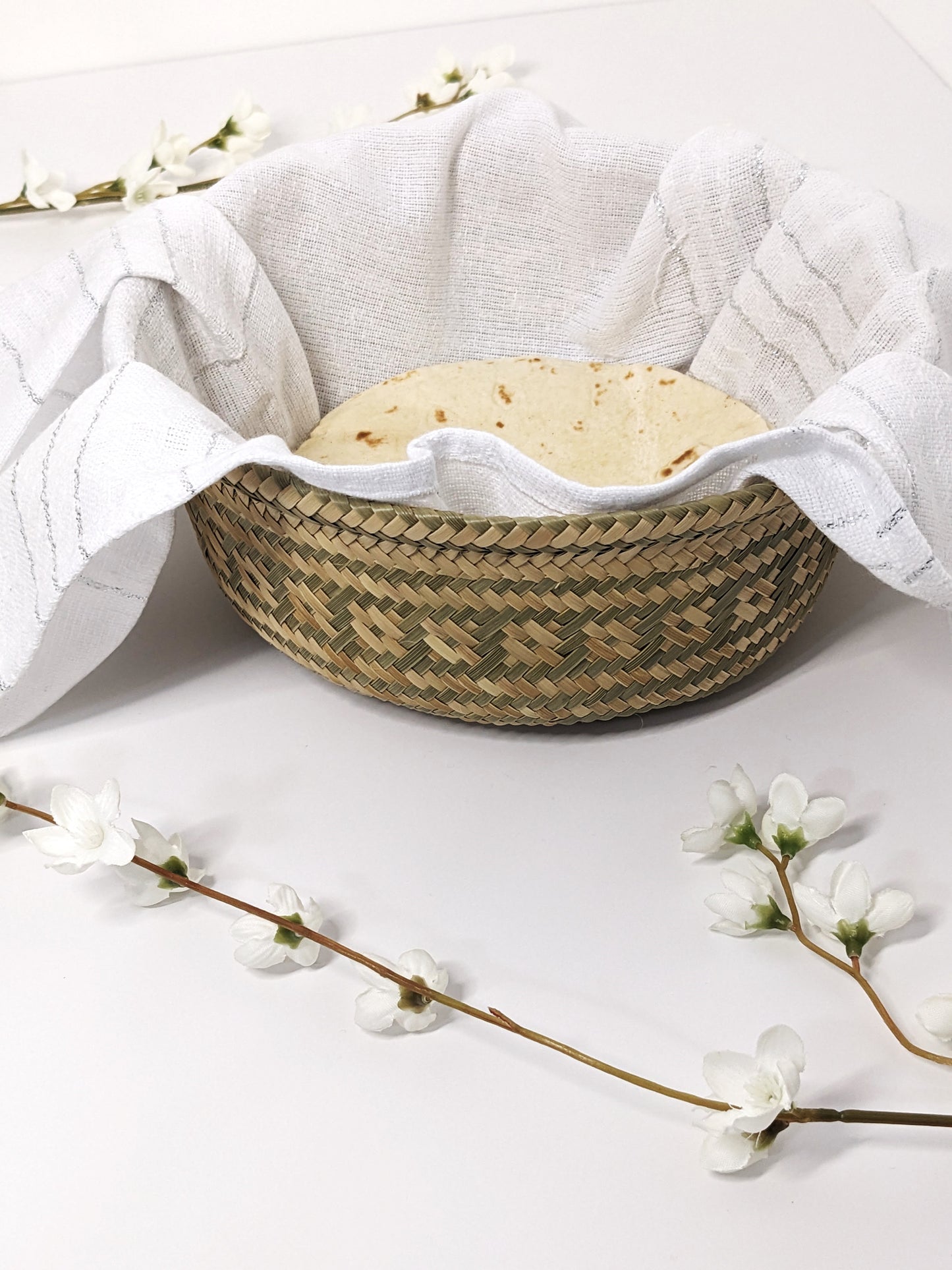 Handmade Palm Basket or Tenate-Tortilla Warmer